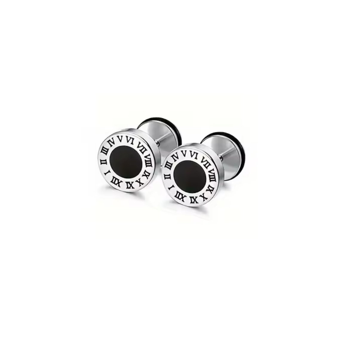 Mary Kay Ctg - Aretes circular diamante-negro plateado